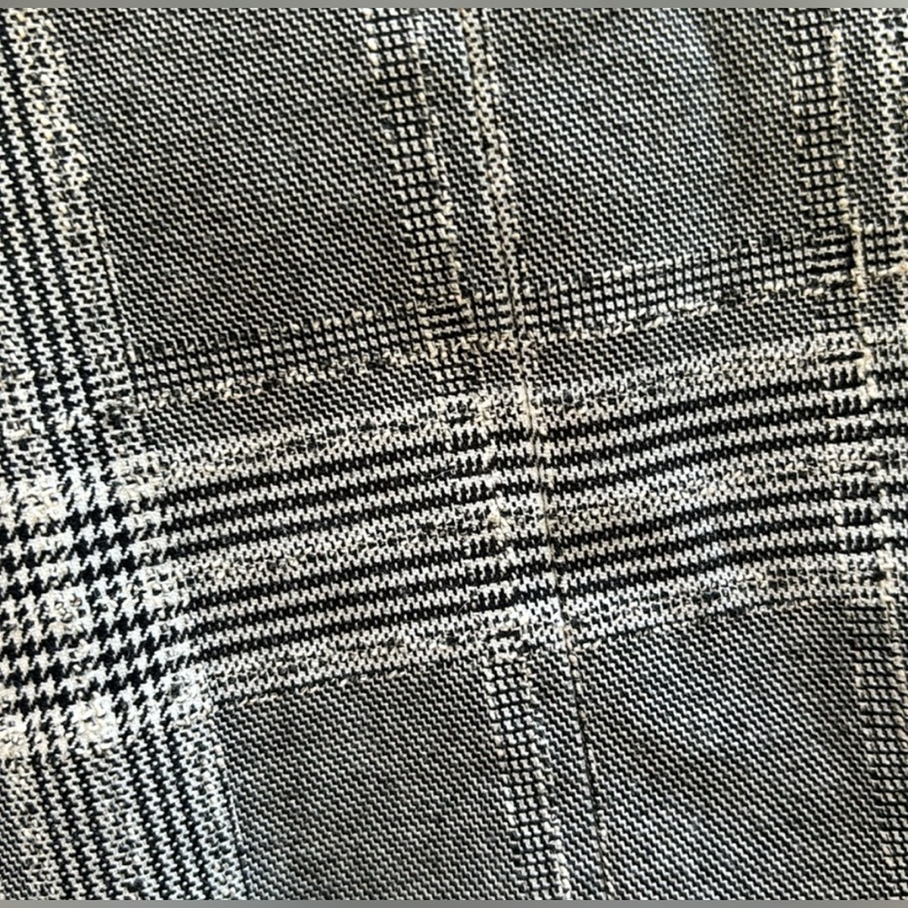 Free People Uptown Blazer Chic Suit Jacket - Black and White Plaid - Picture 5 of 5